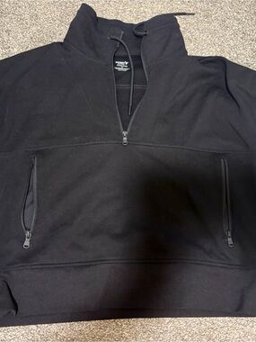 Old Navy women’s Black Half-Zip Pullover Sweater
